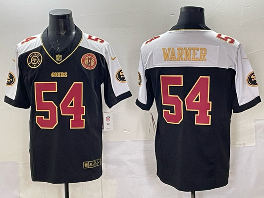 Newest arrival 2025 Adult San Francisco 49ers Fred Warner NO.54 Football Jerseys