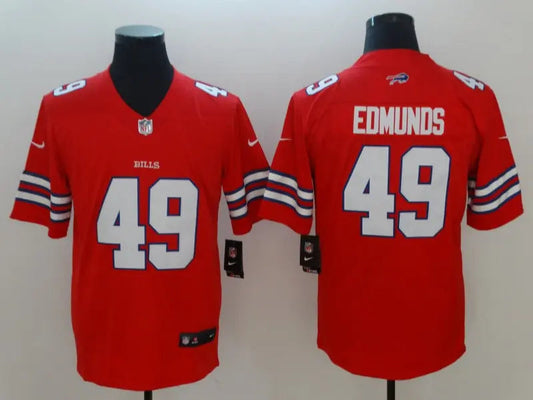 Adult Buffalo Bills Tremaine Edmunds NO.49 Football Jerseys