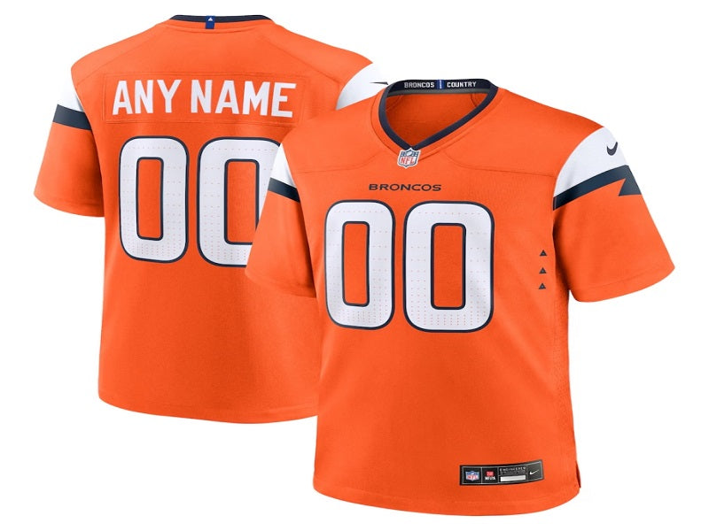 Adult Denver Broncos number and name custom Football Jerseys