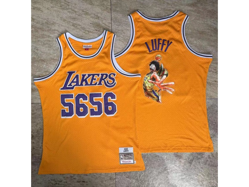 Los Angeles Lakers luffy NO.5566 Basketball Jersey