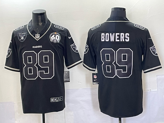 New Season Adult Las Vegas Raiders Brock Bowers NO.89 Football Jerseys