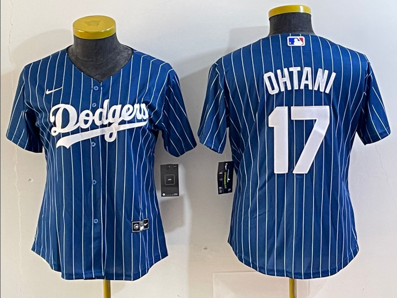 Women's Los Angeles Dodgers Ohtani Shohei NO.17 baseball Jerseys