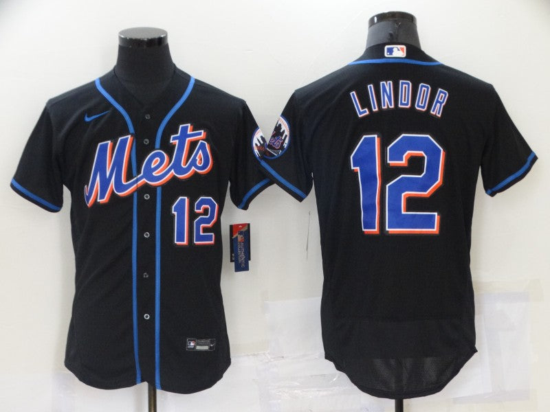 Men/Women/Youth New York Mets Francisco Lindor #12 baseball Jerseys