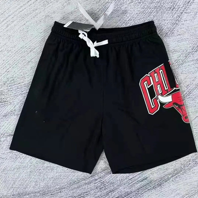 Chicago bulls black Basketball Shorts