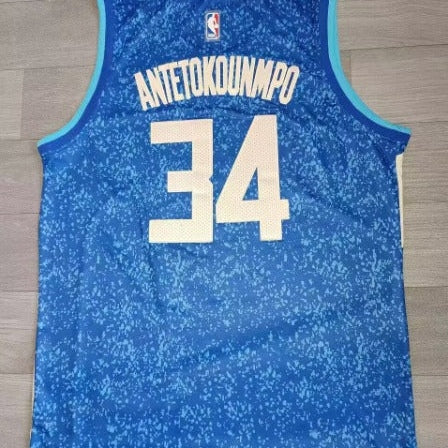 Milwaukee Bucks Giannis Antetokounmpo NO.34 Basketball Jersey city version