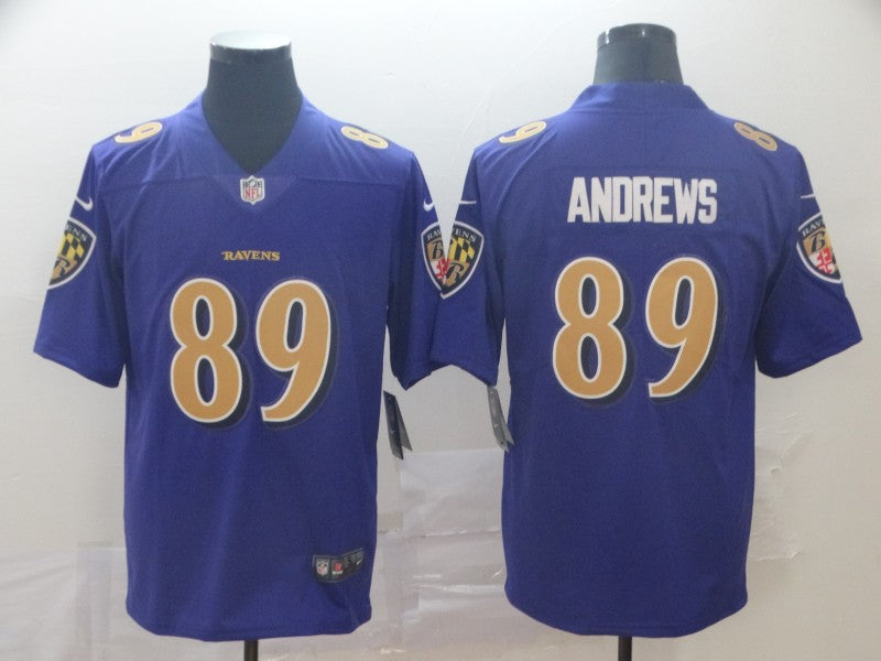 Adult Baltimore Ravens Mark Andrews NO.89 Football Jerseys