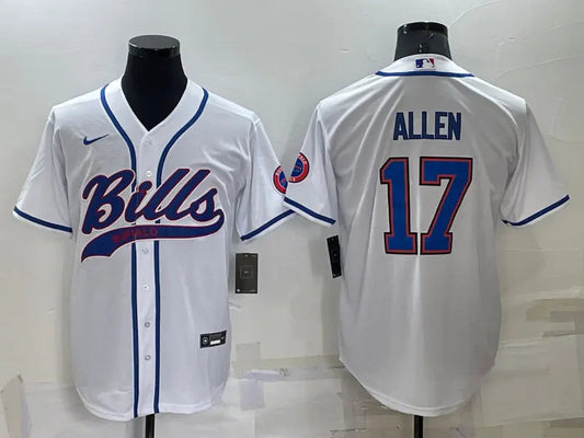 Adult Buffalo Bills Josh Allen NO.17 Football Jerseys