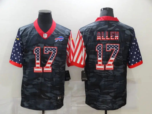 Adult Buffalo Bills Josh Allen NO.17 Football Jerseys