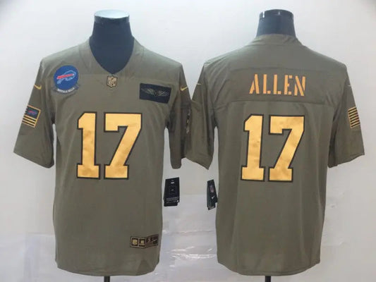 Adult Buffalo Bills Josh Allen NO.17 Football Jerseys