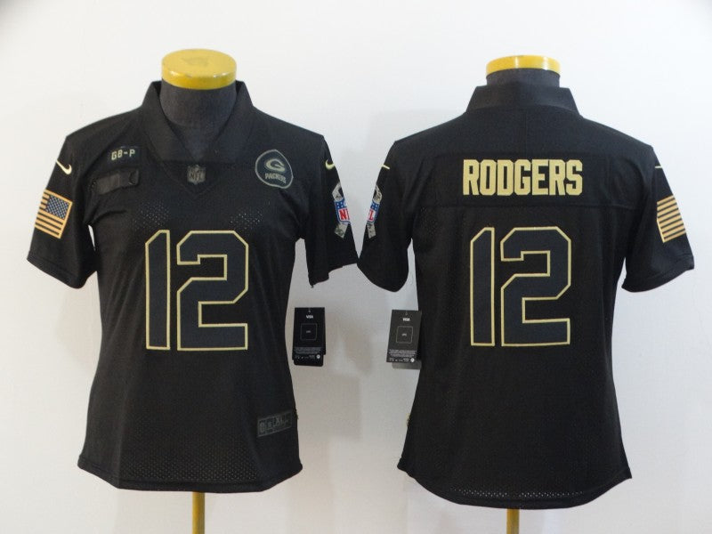 Women's Green Bay Packers Aaron Rodgers NO.12 Football Jerseys
