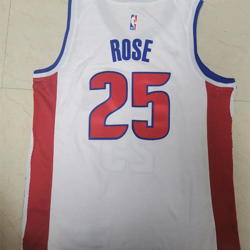 Detroit Pistons Derrick Rose NO.25 Basketball Jersey