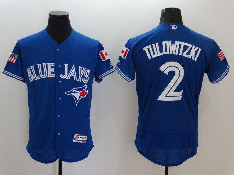 Men/Women/Youth Toronto Blue Jays Troy Tulowitzki #2 baseball Jerseys