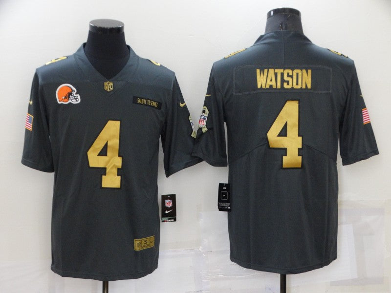 Adult Cleveland Browns DESHAUN WATSON NO.4 Football Jerseys