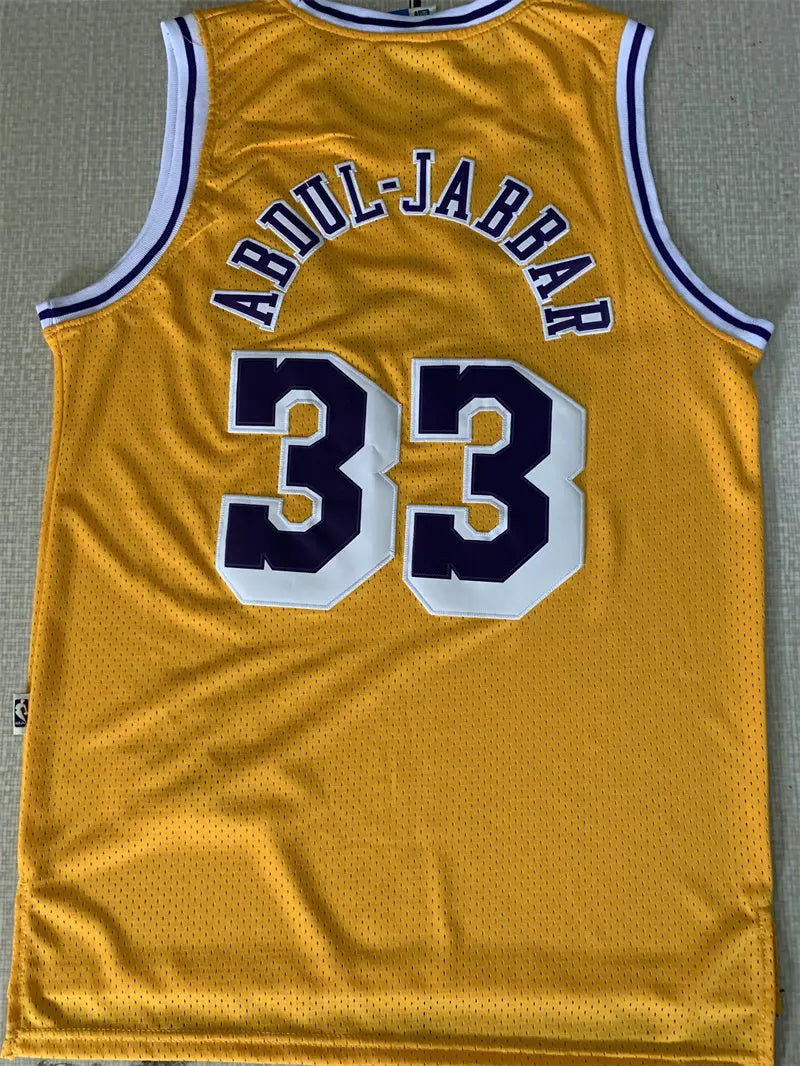 Los Angeles Lakers Kareem Abdul-Jabbar NO.33 Basketball Jersey