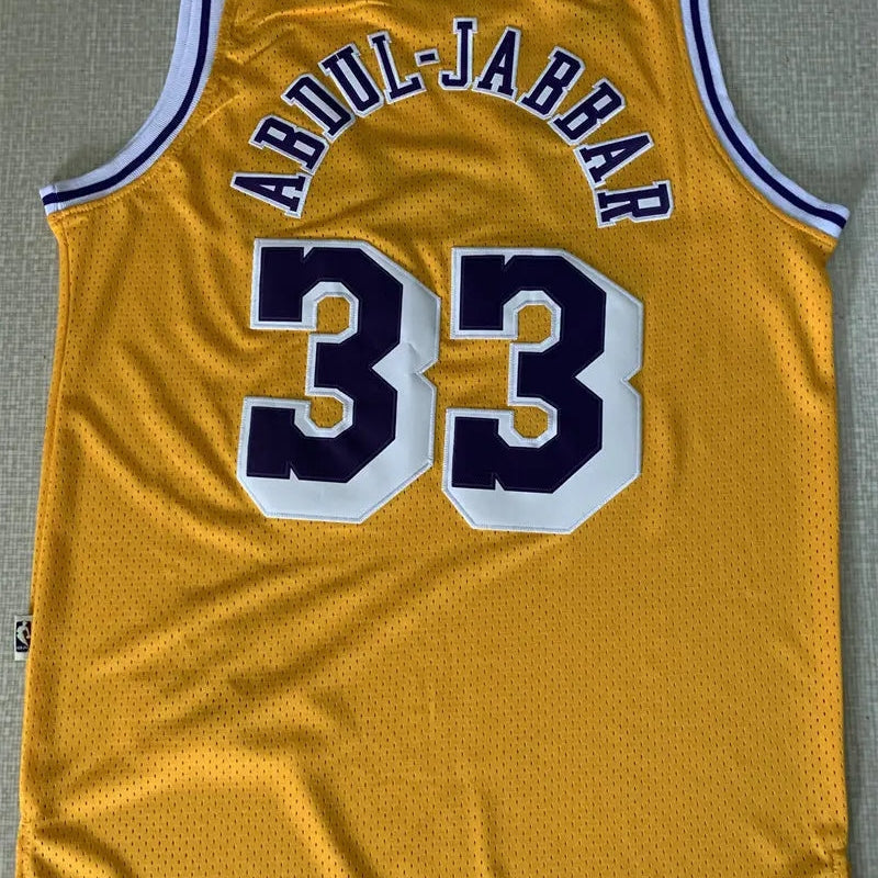 Los Angeles Lakers Kareem Abdul-Jabbar NO.33 Basketball Jersey