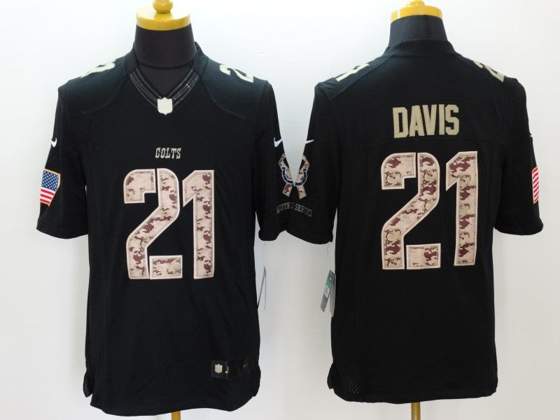 Adult Indianapolis Colts Allen Davis NO.21 Football Jerseys