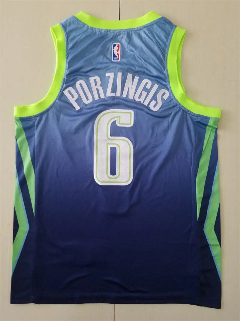 Dallas Mavericks Kristaps Porzingis NO.6 Basketball Jersey