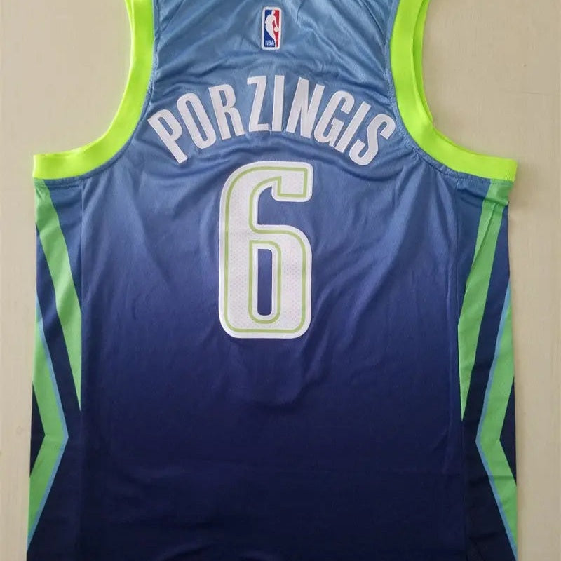 Dallas Mavericks Kristaps Porzingis NO.6 Basketball Jersey