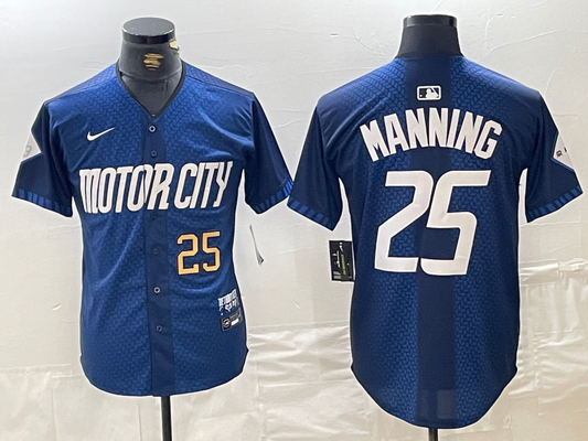 Men/Women/Youth Detroit Tigers Matt Manning NO.25 baseball Jerseys