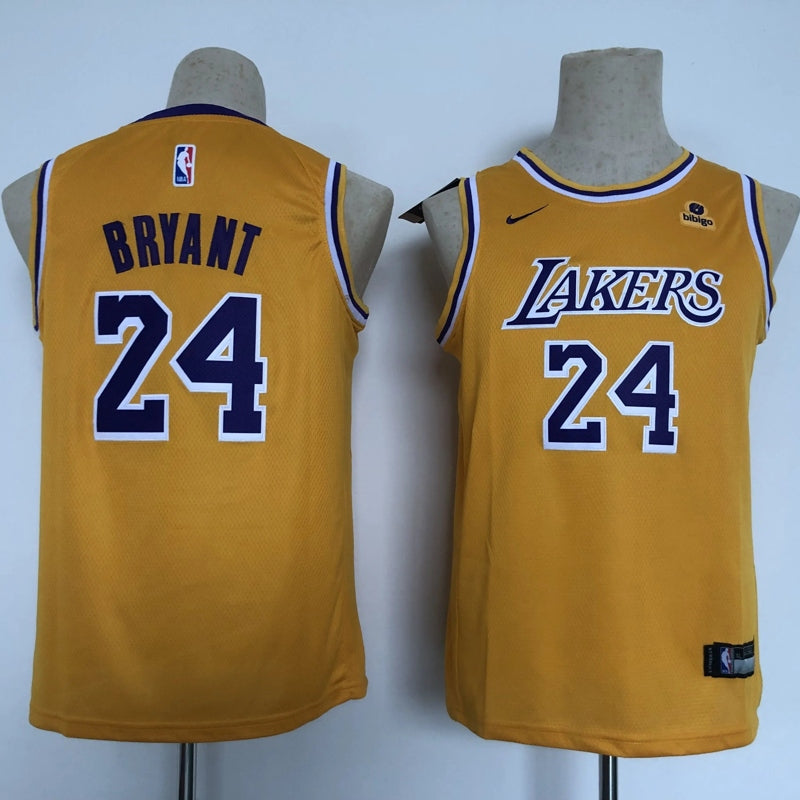 Kids Los Angeles Lakers Bryant NO.24 Basketball Jersey