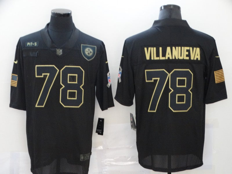 Adult Pittsburgh Steelers Alejandro Villanueva NO.78 Football Jerseys