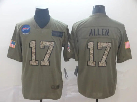 Adult Buffalo Bills Josh Allen NO.17 Football Jerseys