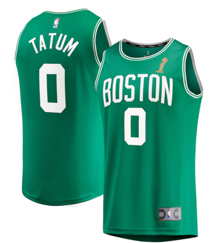 Men's Boston Celtics Jayson Tatum 2024 NBA Finals Champions jersey
