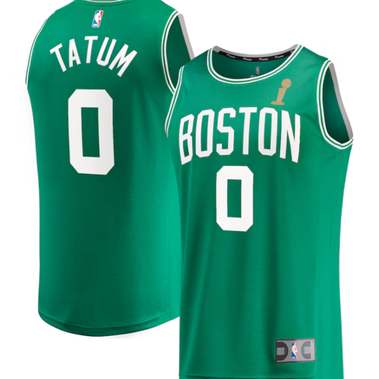 Men's Boston Celtics Jayson Tatum 2024 NBA Finals Champions jersey