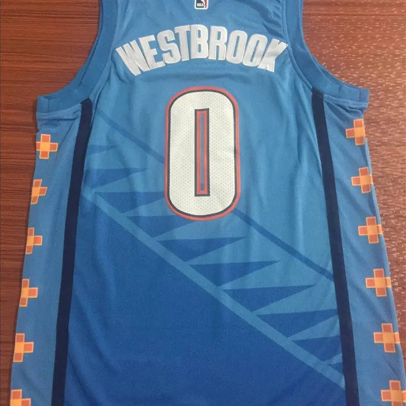 Oklahoma City Thunder Russell Westbrook NO.0 Basketball Jersey