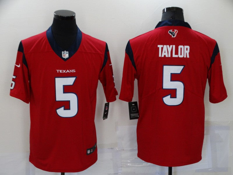 Adult Houston Texans Tyrod Taylor NO.5 Football Jerseys