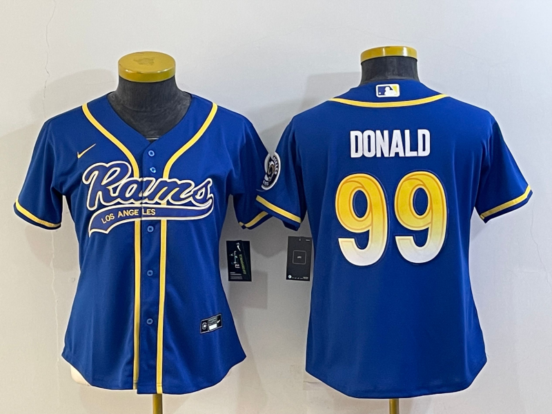 Women's Los Angeles Rams Arron Donald NO.99 Football Jerseys