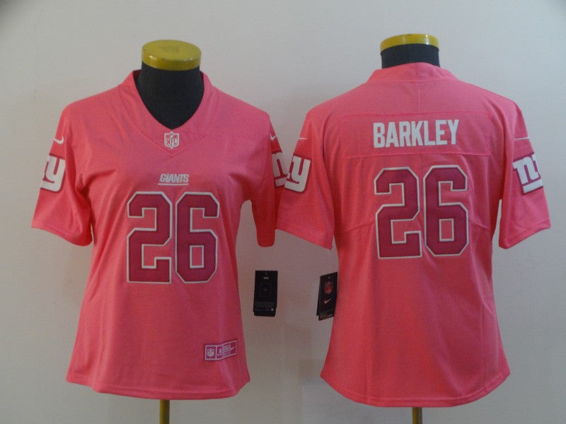 Women New York Giants Saquon Barkley NO.26 Football Jerseys