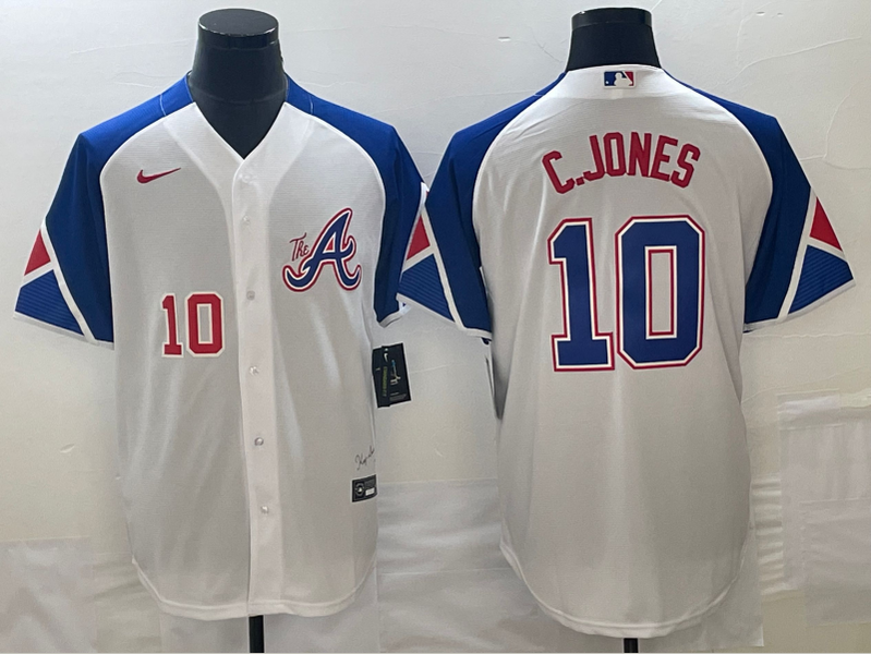 Men/Women/Youth Atlanta Braves Chipper Jones #10 baseball Jerseys