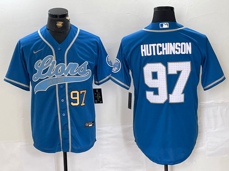 men/women/kids Detroit Lions Aidan Hutchinson NO.97 football Jerseys