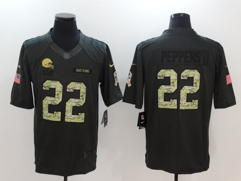 Adult Cleveland Browns Jabrill Peppers NO.22 Football Jerseys