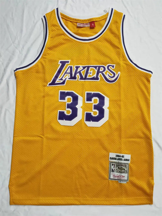 Los Angeles Lakers Kareem Abdul-Jabbar NO.33 Basketball Jersey