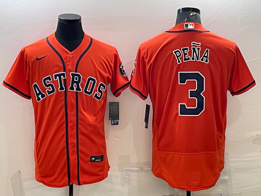Men/Women/Youth Houston Astros Jeremy Peña #3 baseball Jerseys