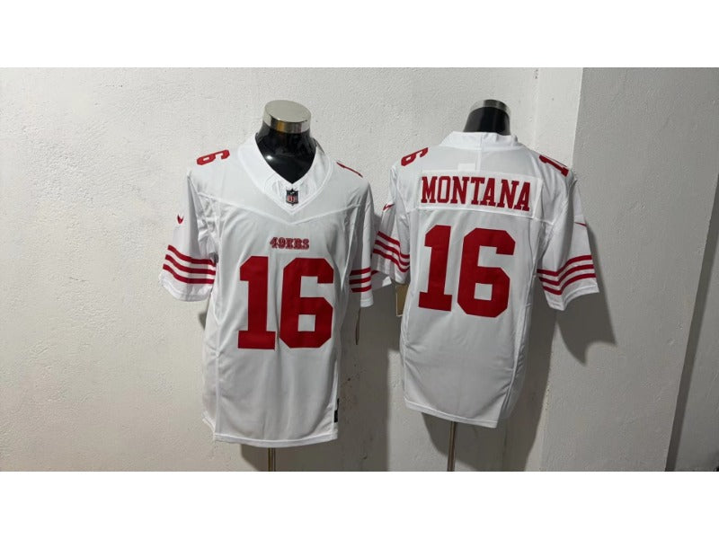 Adult San Francisco 49ers Joe Montana NO.16 Football Jerseys