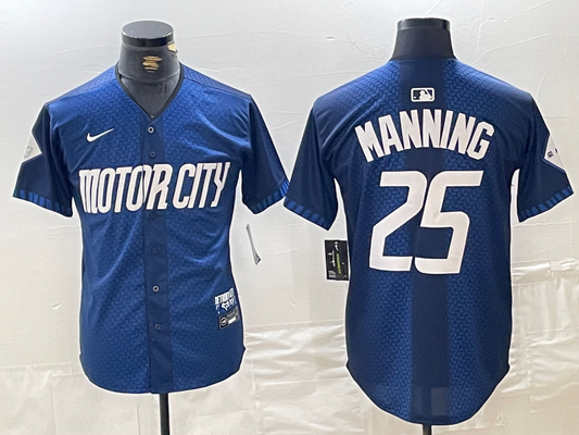 Men/Women/Youth Detroit Tigers Matt Manning NO.25 baseball Jerseys