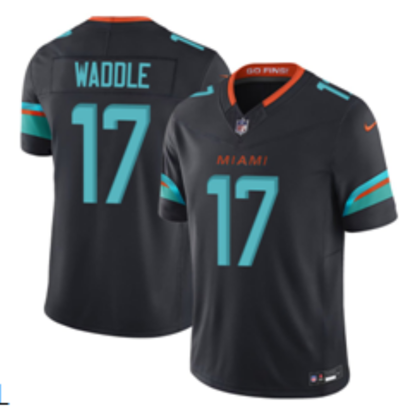 2025 men/women/kids MM.Dolphins #17 Jaylen Waddle Jersey Stitched American Football Jerseys