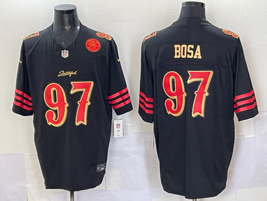 Newest arrival 2025 Adult San Francisco 49ers  nick Bosa No.97 Football Jerseys