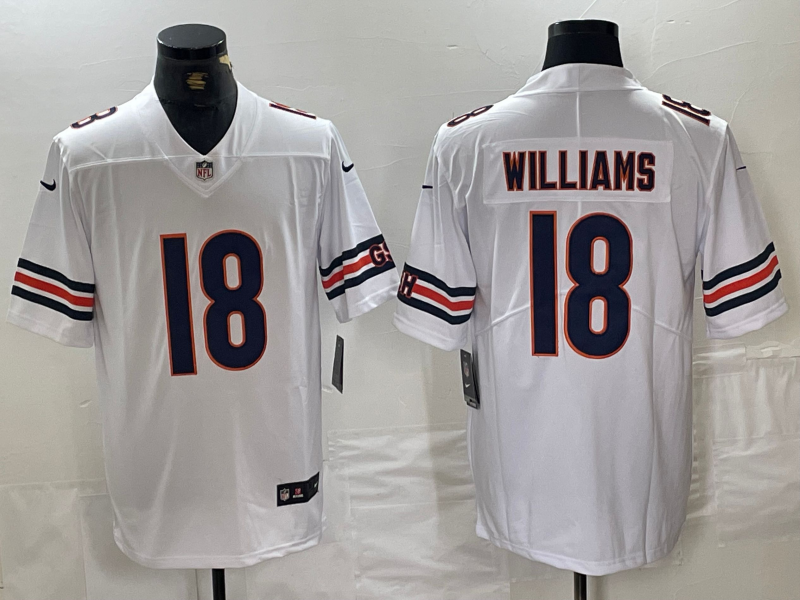 Adult Chicago Bears Caleb Williams NO.18 Football Jerseys