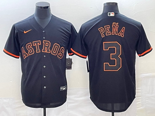 Men/Women/Youth Houston Astros Jeremy Peña #3 baseball Jerseys