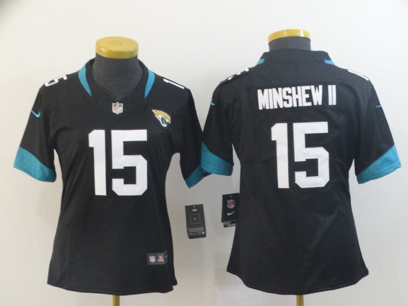 Women's Jacksonville Jaguars Gardner Minshew II NO.15 Football Jerseys