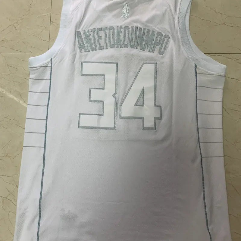 Milwaukee Bucks Giannis Antetokounmpo NO.34 Basketball Jersey