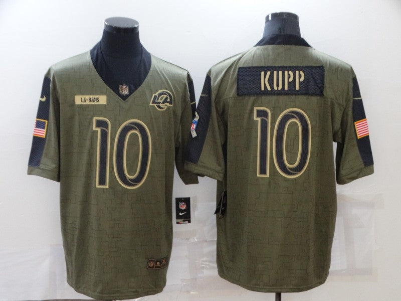 Adult Los Angeles Rams Cooper Kupp NO.10 Football Jerseys