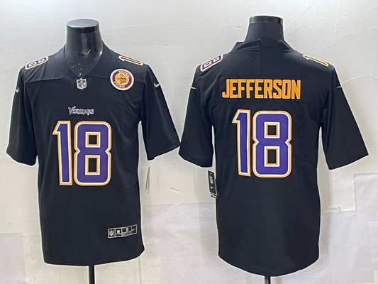 New Season Adult Minnesota Vikings Justin Jefferson NO.18 Football Jerseys