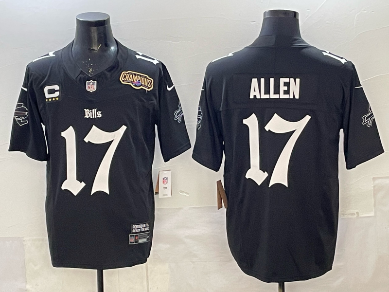 new Men's #17 Josh Allen Bills 2025 Rivalry Series Stitched Jersey