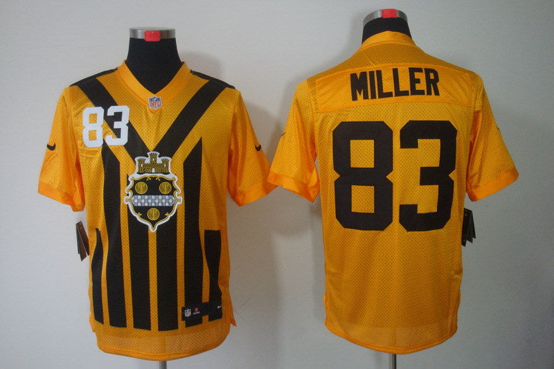 Adult Pittsburgh Steelers Earl Miller Jr. NO.83 Football Jerseys
