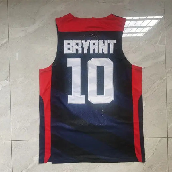 Los Angeles Lakers US deam team Kobe Bryant NO.10 Basketball Jersey